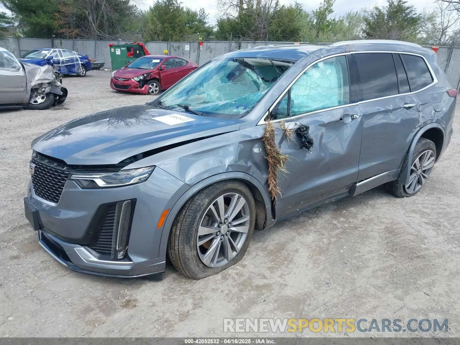 2 Photograph of a damaged car 1GYKPCRS9LZ129763 CADILLAC XT6 2020