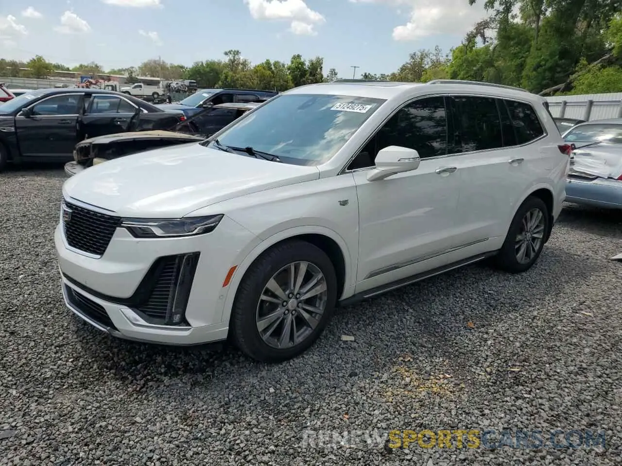 1 Photograph of a damaged car 1GYKPCRSXLZ183458 CADILLAC XT6 2020