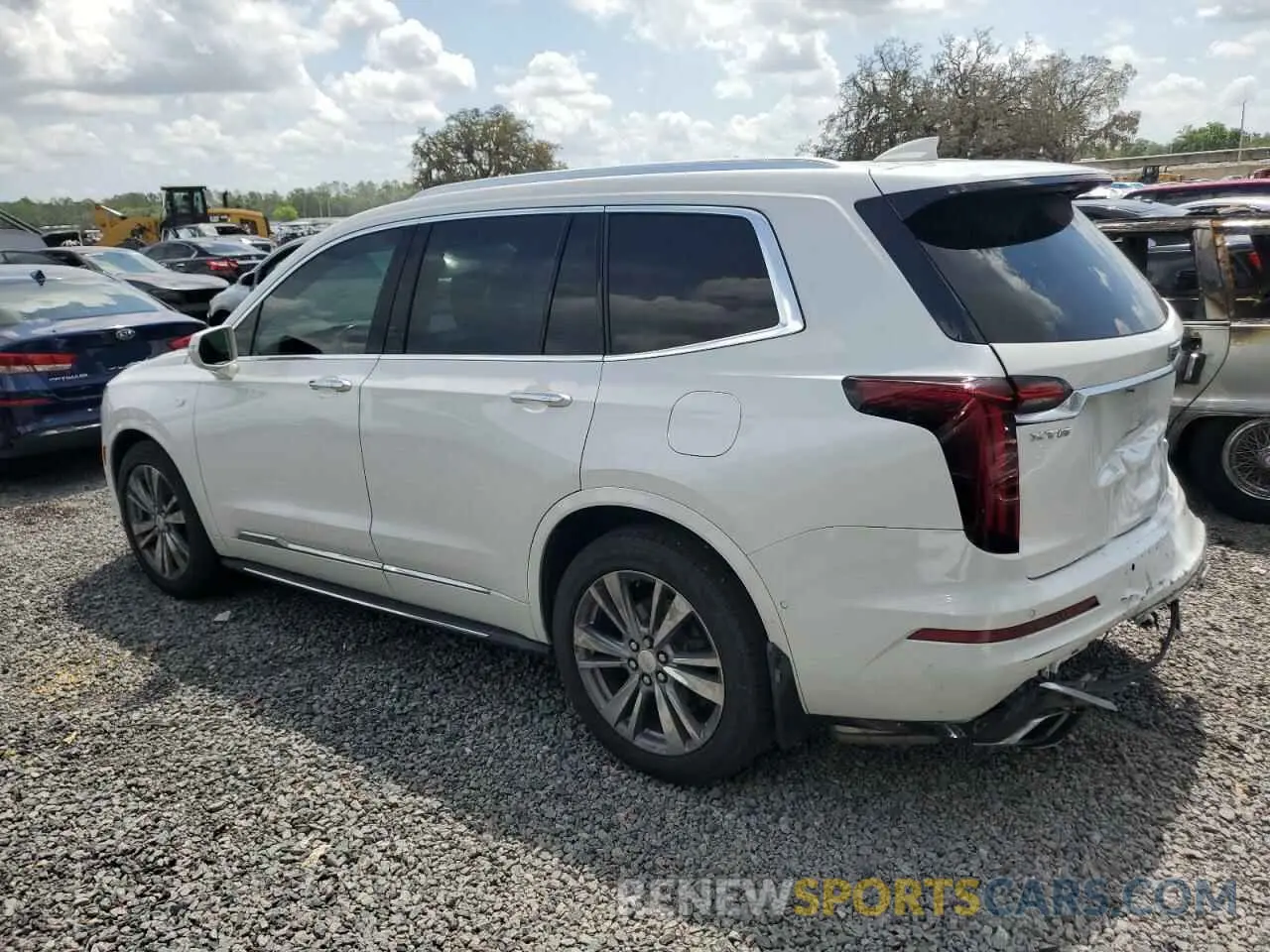 2 Photograph of a damaged car 1GYKPCRSXLZ183458 CADILLAC XT6 2020