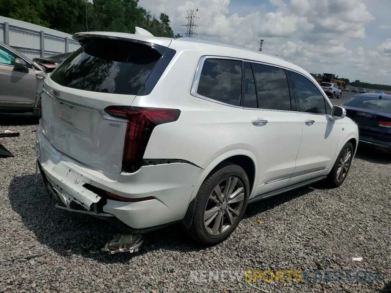 3 Photograph of a damaged car 1GYKPCRSXLZ183458 CADILLAC XT6 2020