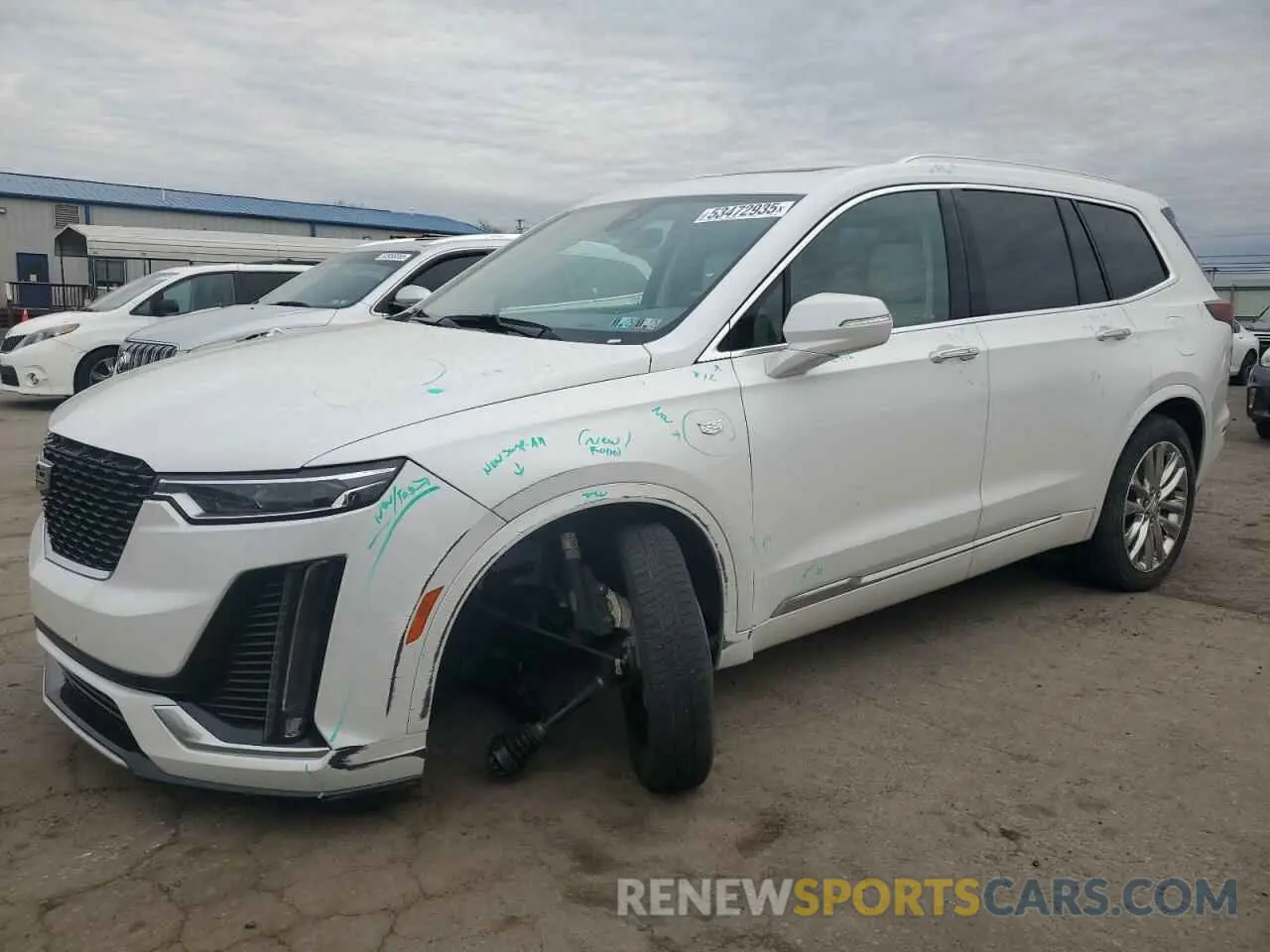 1 Photograph of a damaged car 1GYKPDRS0LZ135926 CADILLAC XT6 2020