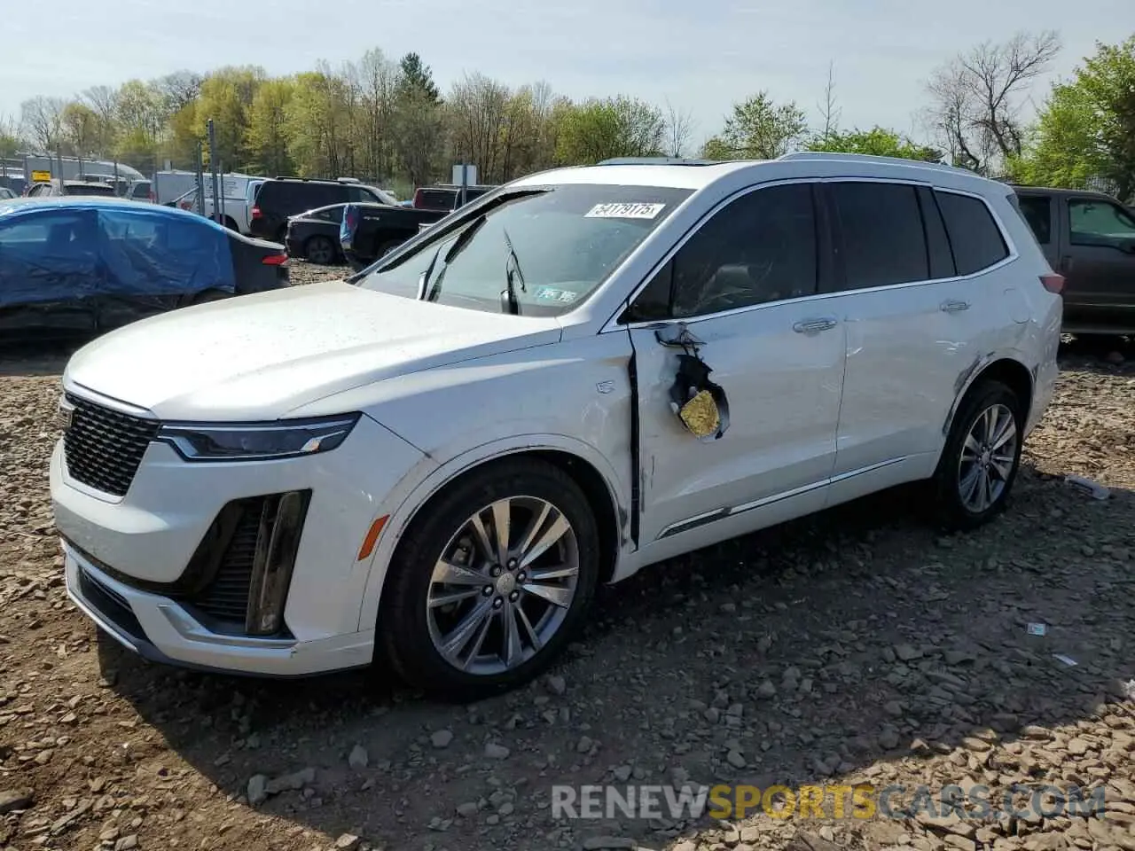 1 Photograph of a damaged car 1GYKPDRS3LZ137783 CADILLAC XT6 2020