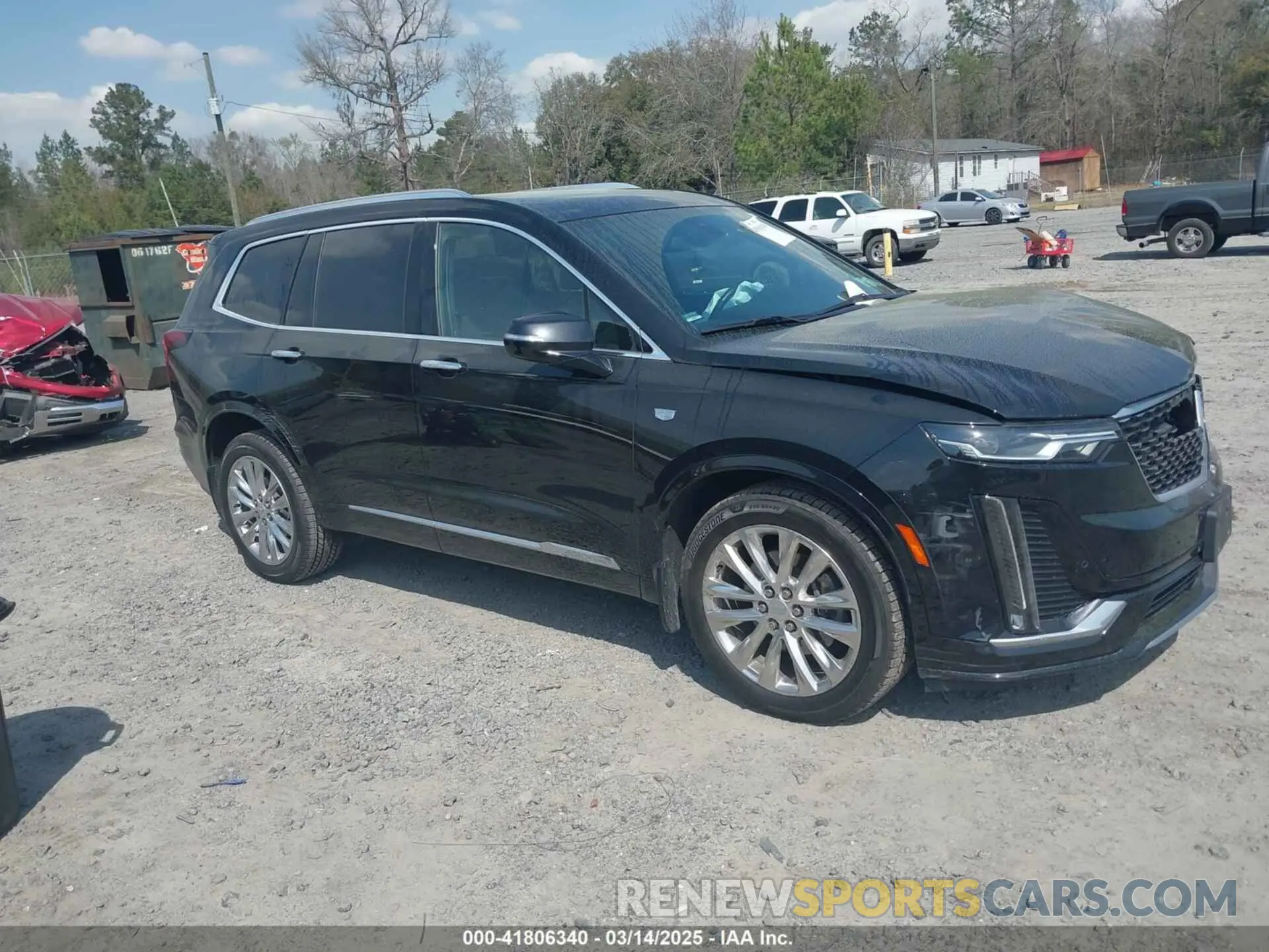 1 Photograph of a damaged car 1GYKPDRSXLZ157822 CADILLAC XT6 2020