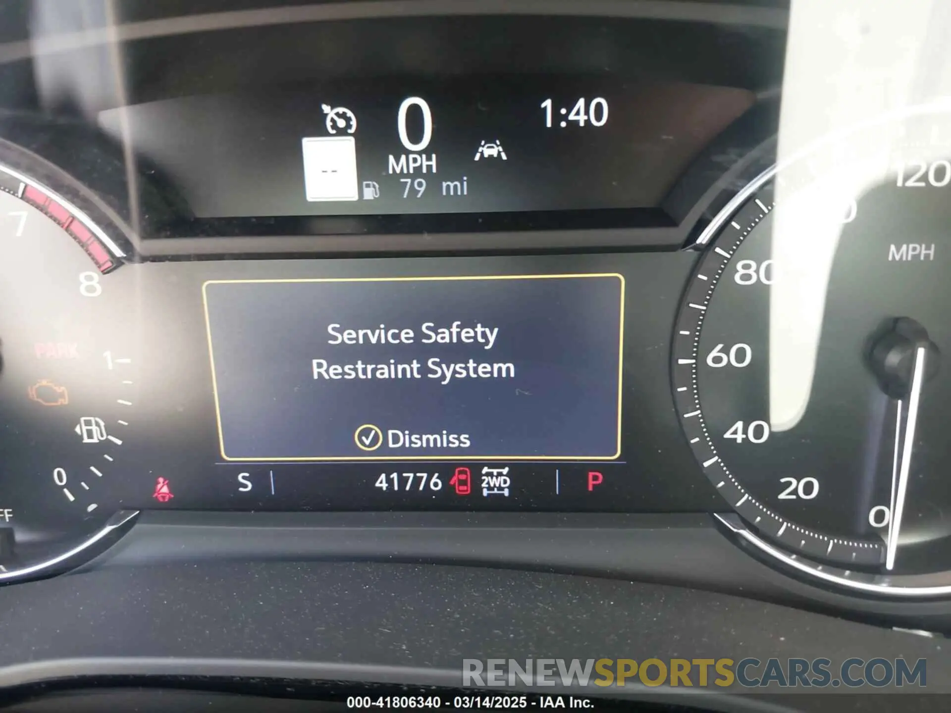 7 Photograph of a damaged car 1GYKPDRSXLZ157822 CADILLAC XT6 2020