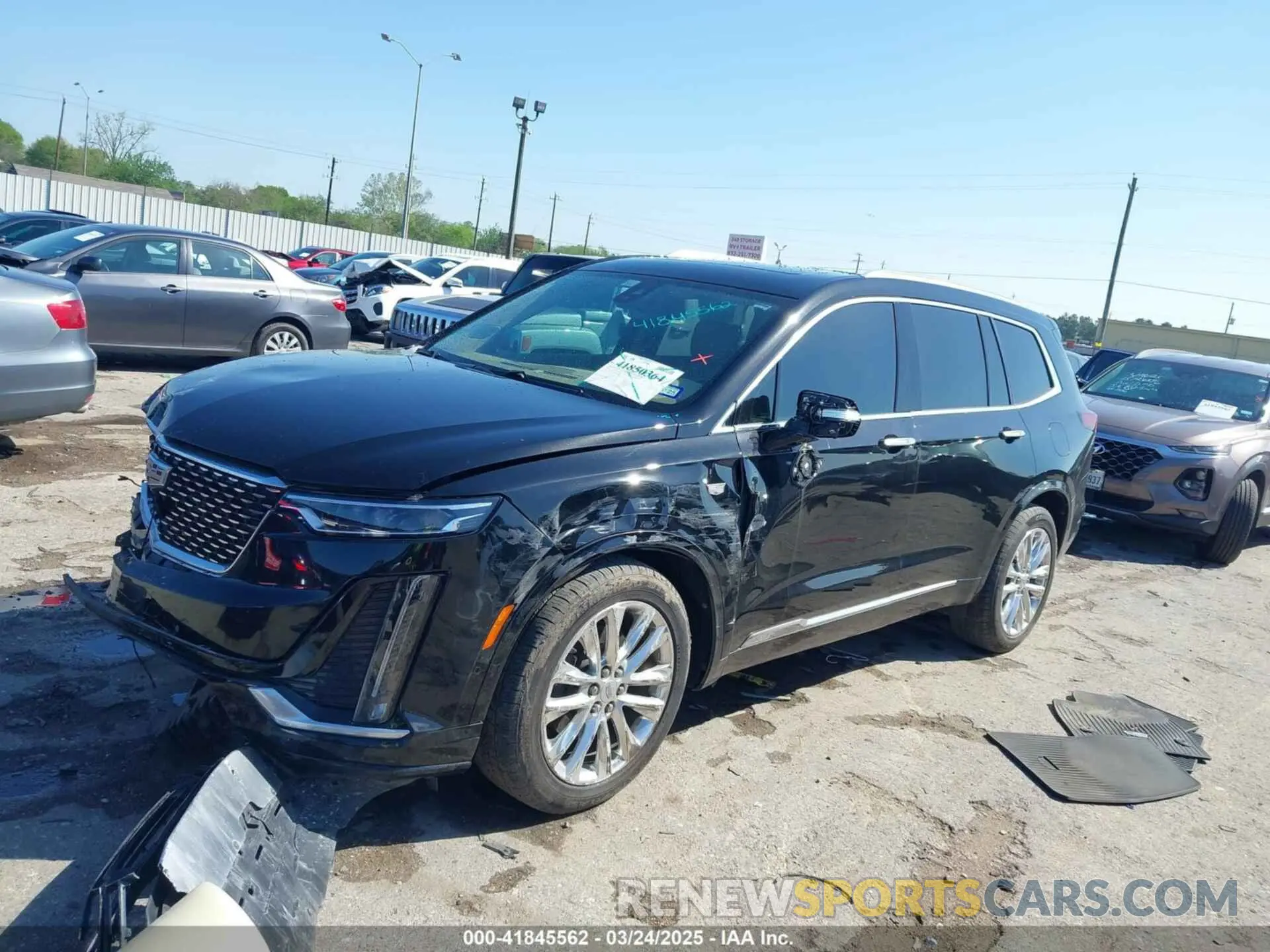 2 Photograph of a damaged car 1GYKPERS0LZ232338 CADILLAC XT6 2020
