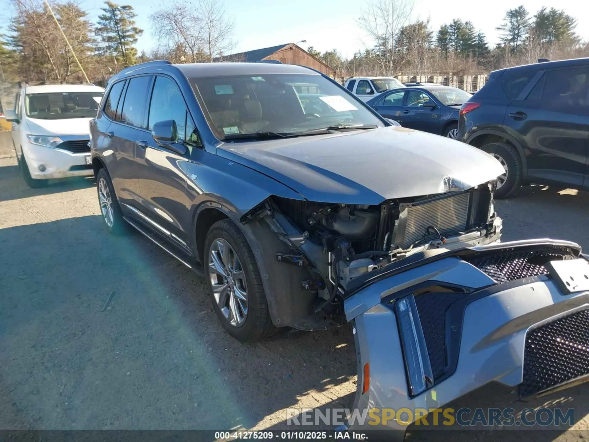 1 Photograph of a damaged car 1GYKPGRS8LZ150613 CADILLAC XT6 2020
