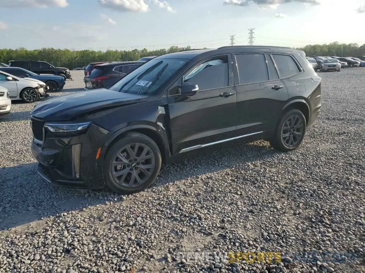 1 Photograph of a damaged car 1GYKPHRS6LZ135985 CADILLAC XT6 2020