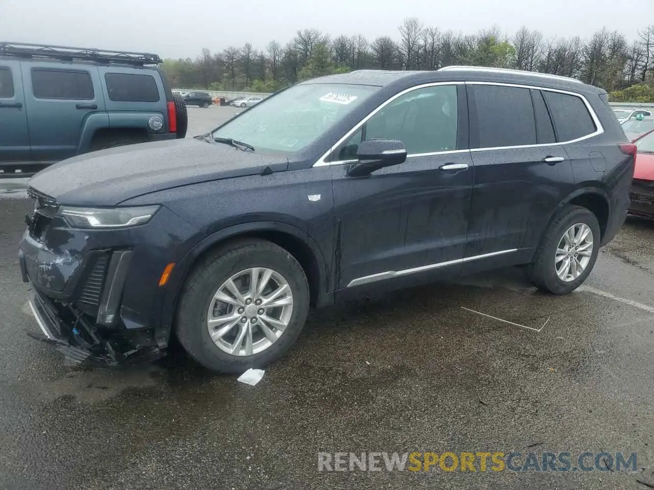 1 Photograph of a damaged car 1GYKPBR4XMZ215970 CADILLAC XT6 2021