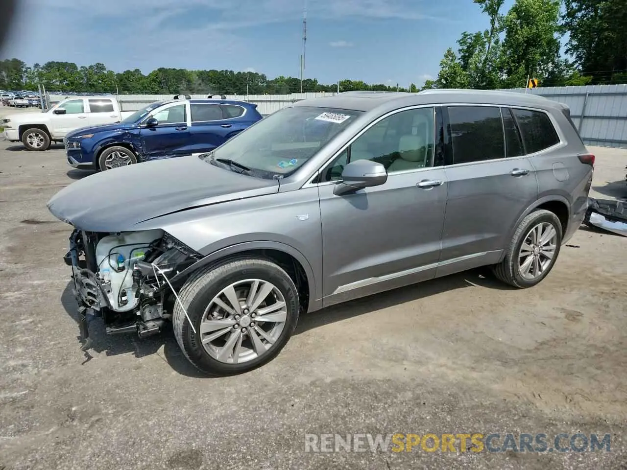 1 Photograph of a damaged car 1GYKPCRS8MZ113488 CADILLAC XT6 2021