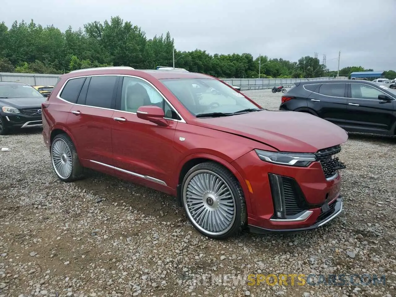 4 Photograph of a damaged car 1GYKPCRSXMZ218341 CADILLAC XT6 2021