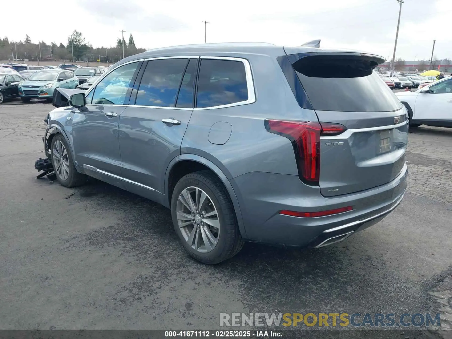 3 Photograph of a damaged car 1GYKPDRS2MZ228111 CADILLAC XT6 2021