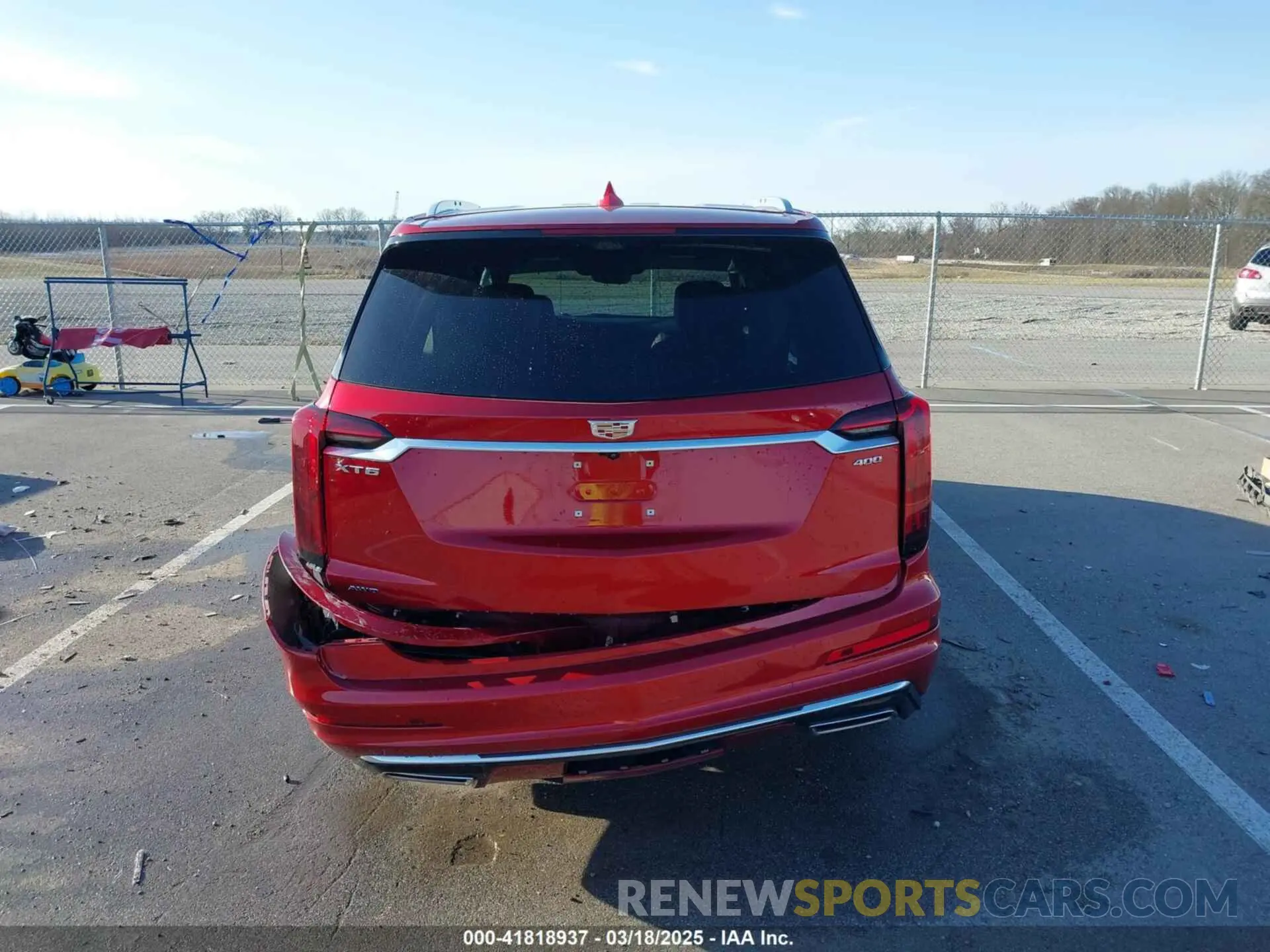 16 Photograph of a damaged car 1GYKPDRS5MZ233349 CADILLAC XT6 2021