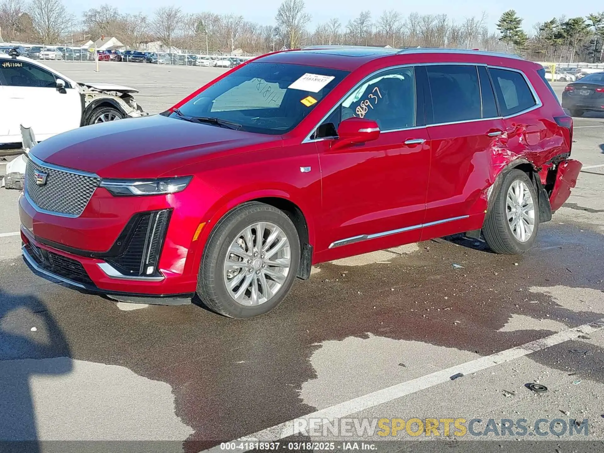 2 Photograph of a damaged car 1GYKPDRS5MZ233349 CADILLAC XT6 2021