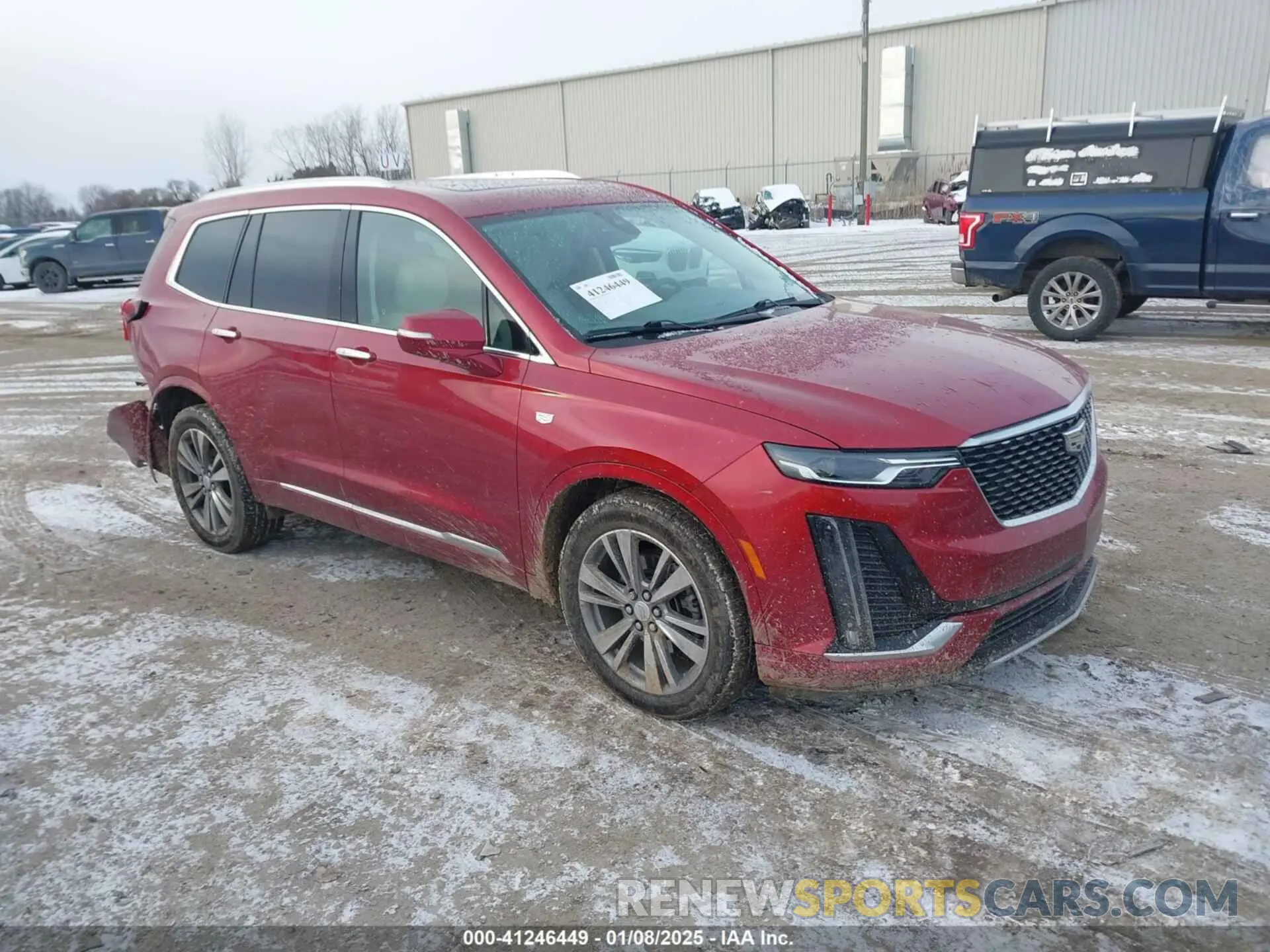 1 Photograph of a damaged car 1GYKPDRS7MZ224376 CADILLAC XT6 2021