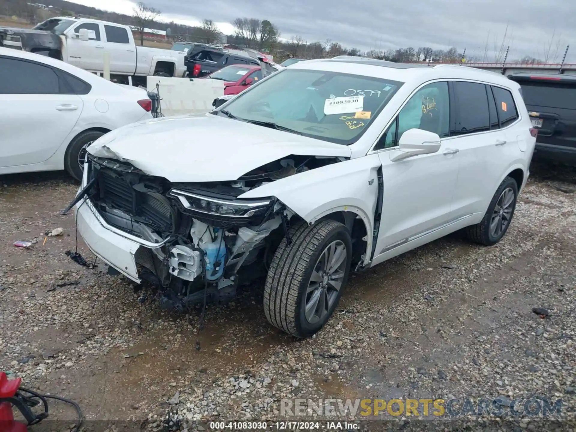 2 Photograph of a damaged car 1GYKPFRS0MZ100879 CADILLAC XT6 2021