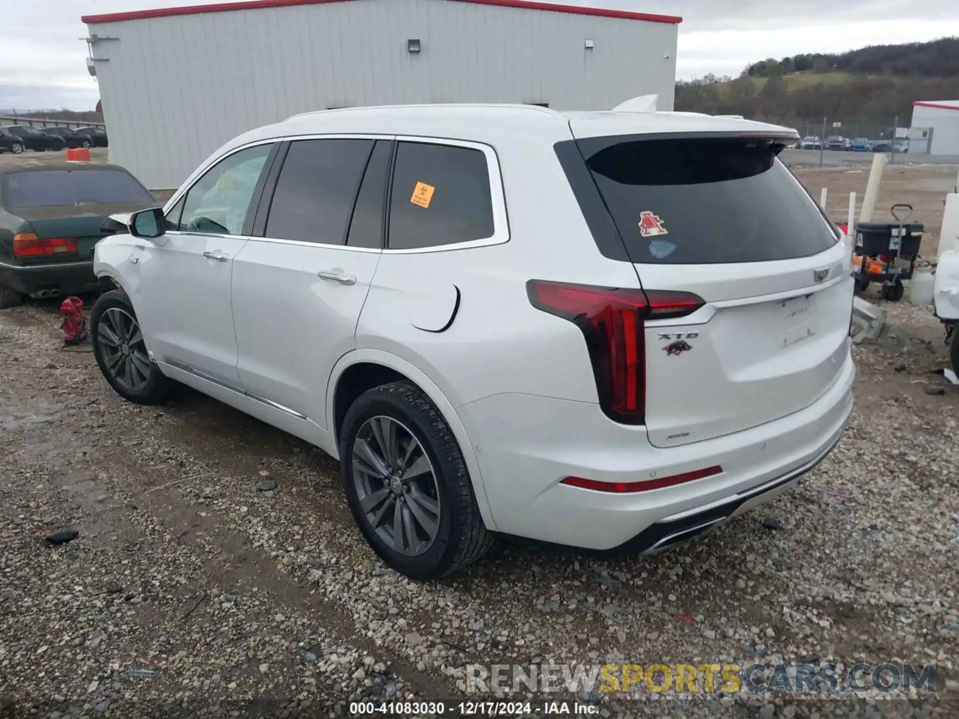 3 Photograph of a damaged car 1GYKPFRS0MZ100879 CADILLAC XT6 2021