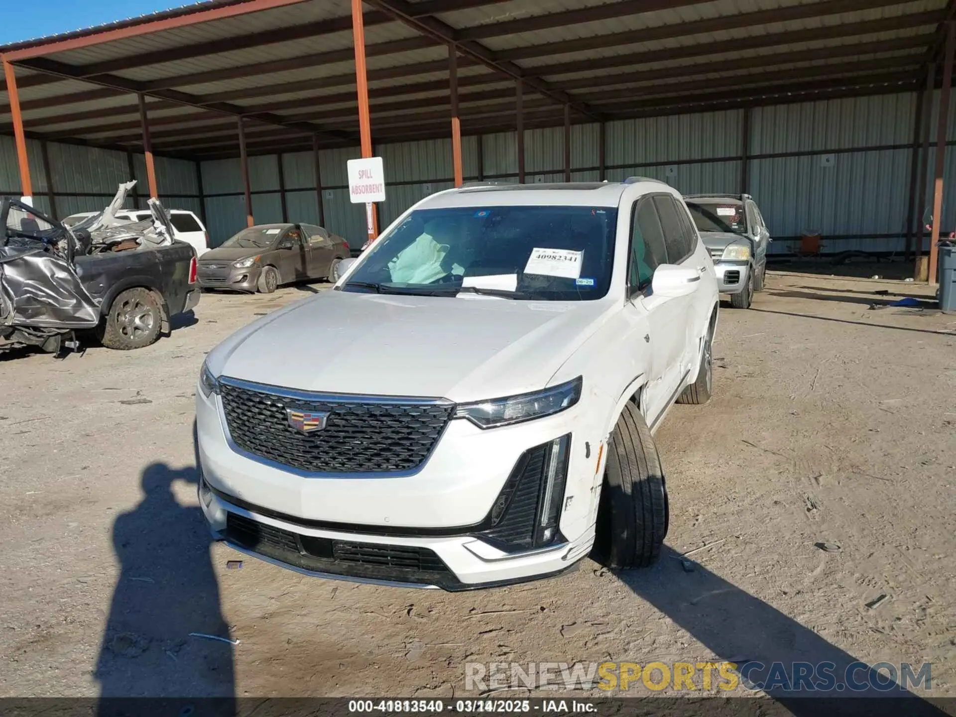 2 Photograph of a damaged car 1GYKPFRS1MZ145104 CADILLAC XT6 2021
