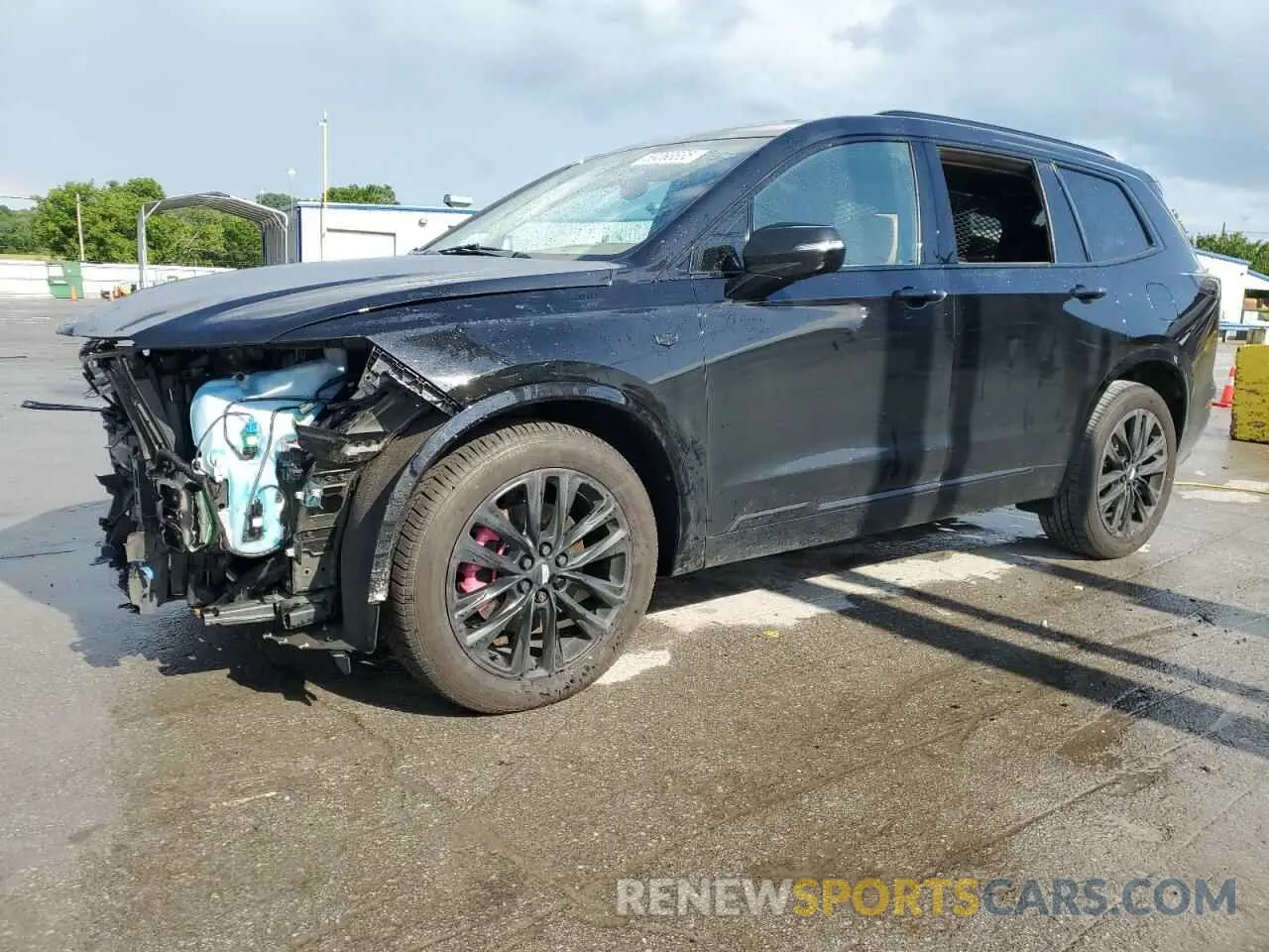 1 Photograph of a damaged car 1GYKPHRS3MZ180321 CADILLAC XT6 2021