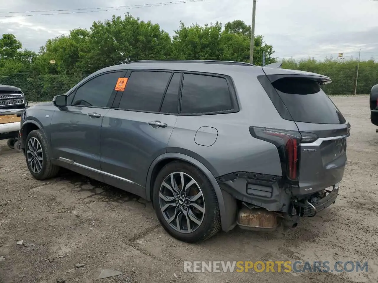 2 Photograph of a damaged car 1GYKPHRS9MZ165189 CADILLAC XT6 2021