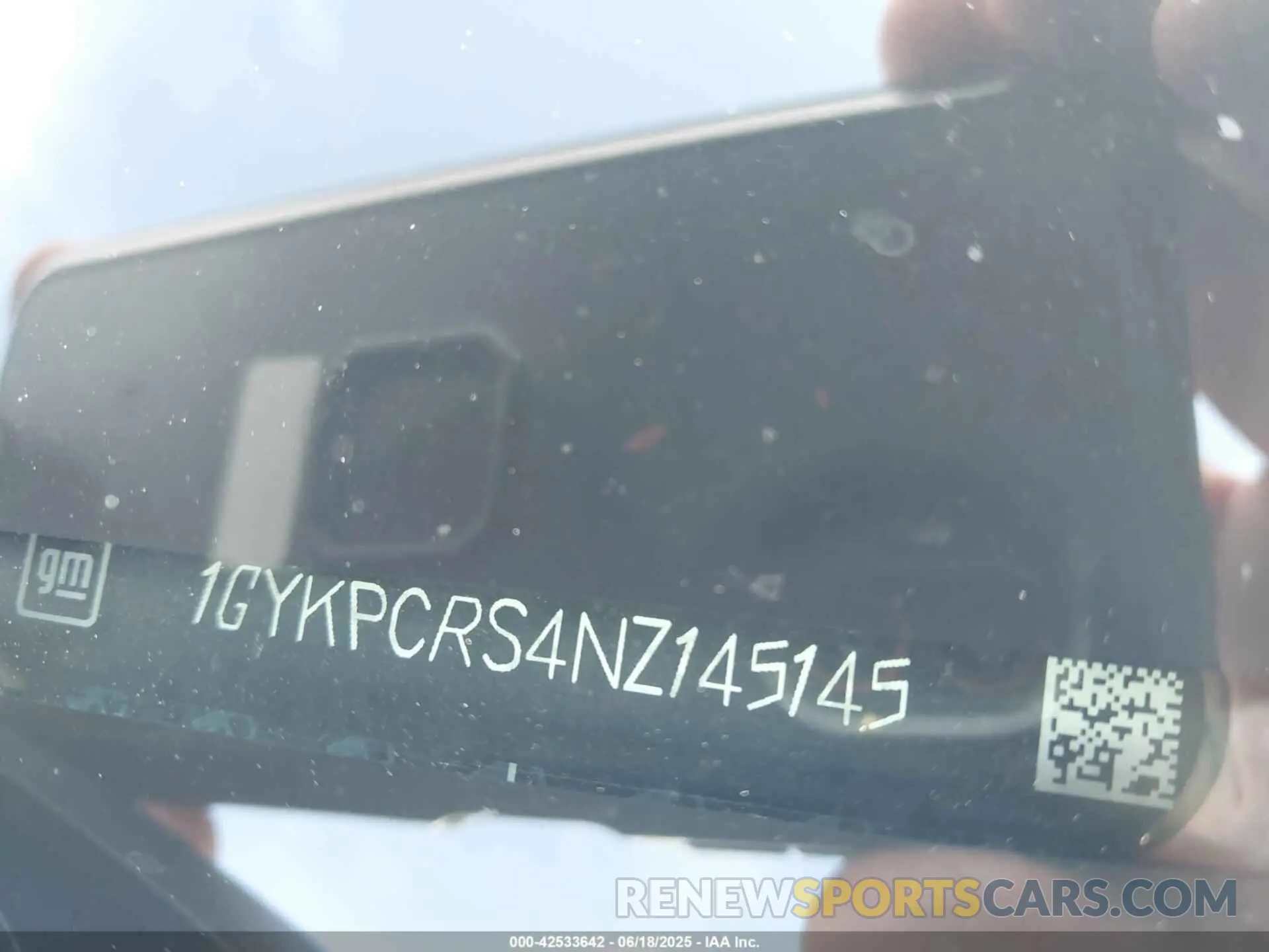 9 Photograph of a damaged car 1GYKPCRS4NZ145145 CADILLAC XT6 2022