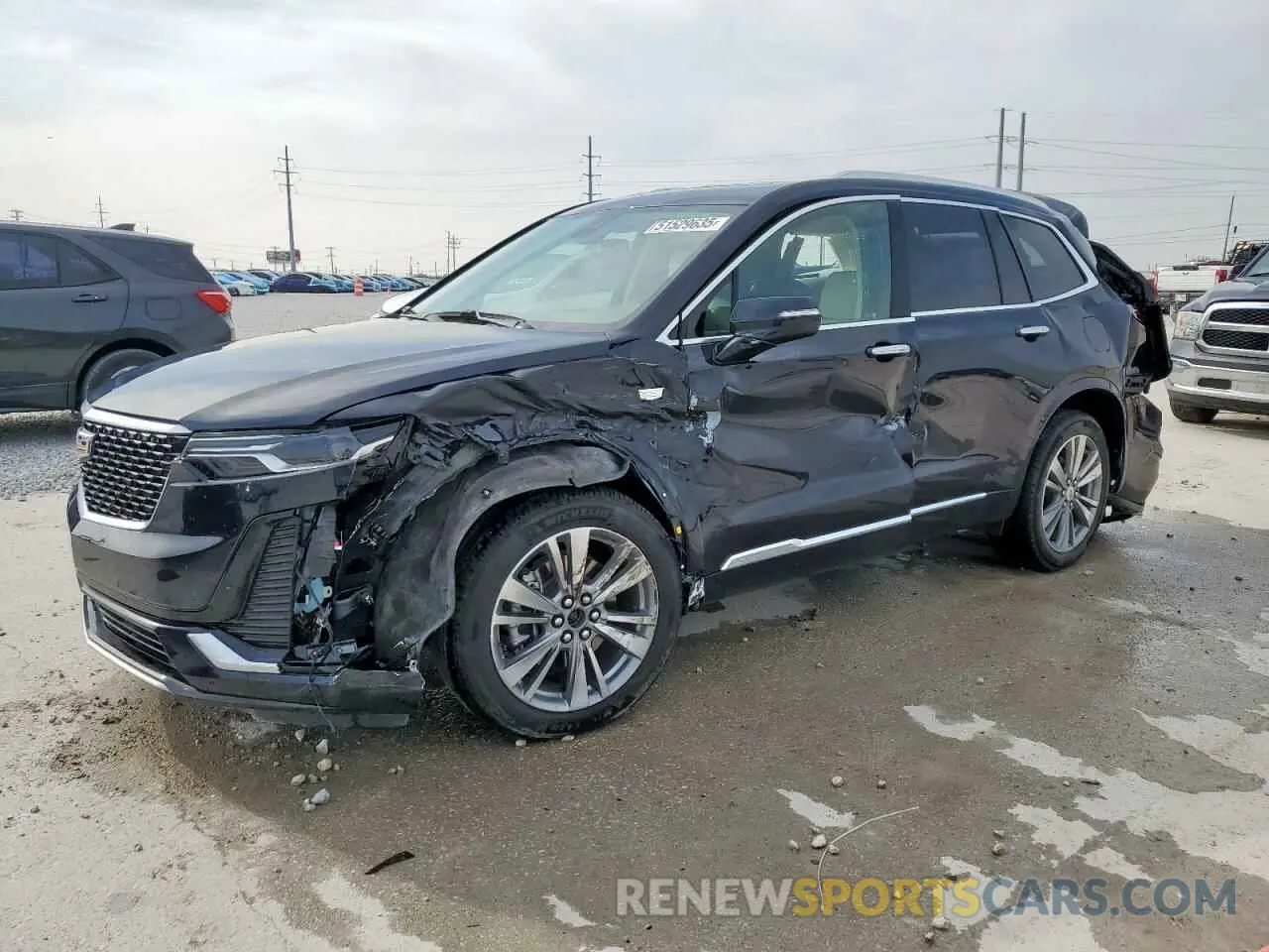 1 Photograph of a damaged car 1GYKPCRS9NZ107393 CADILLAC XT6 2022
