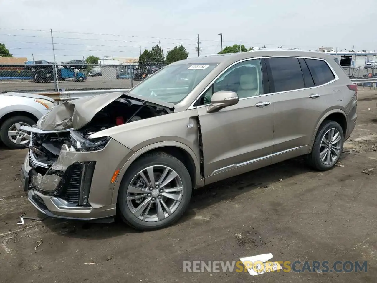 1 Photograph of a damaged car 1GYKPDRS5NZ180296 CADILLAC XT6 2022