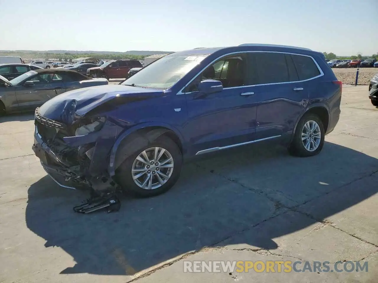 1 Photograph of a damaged car 1GYKPAR42PZ167668 CADILLAC XT6 2023