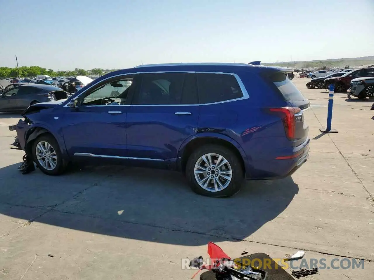 2 Photograph of a damaged car 1GYKPAR42PZ167668 CADILLAC XT6 2023
