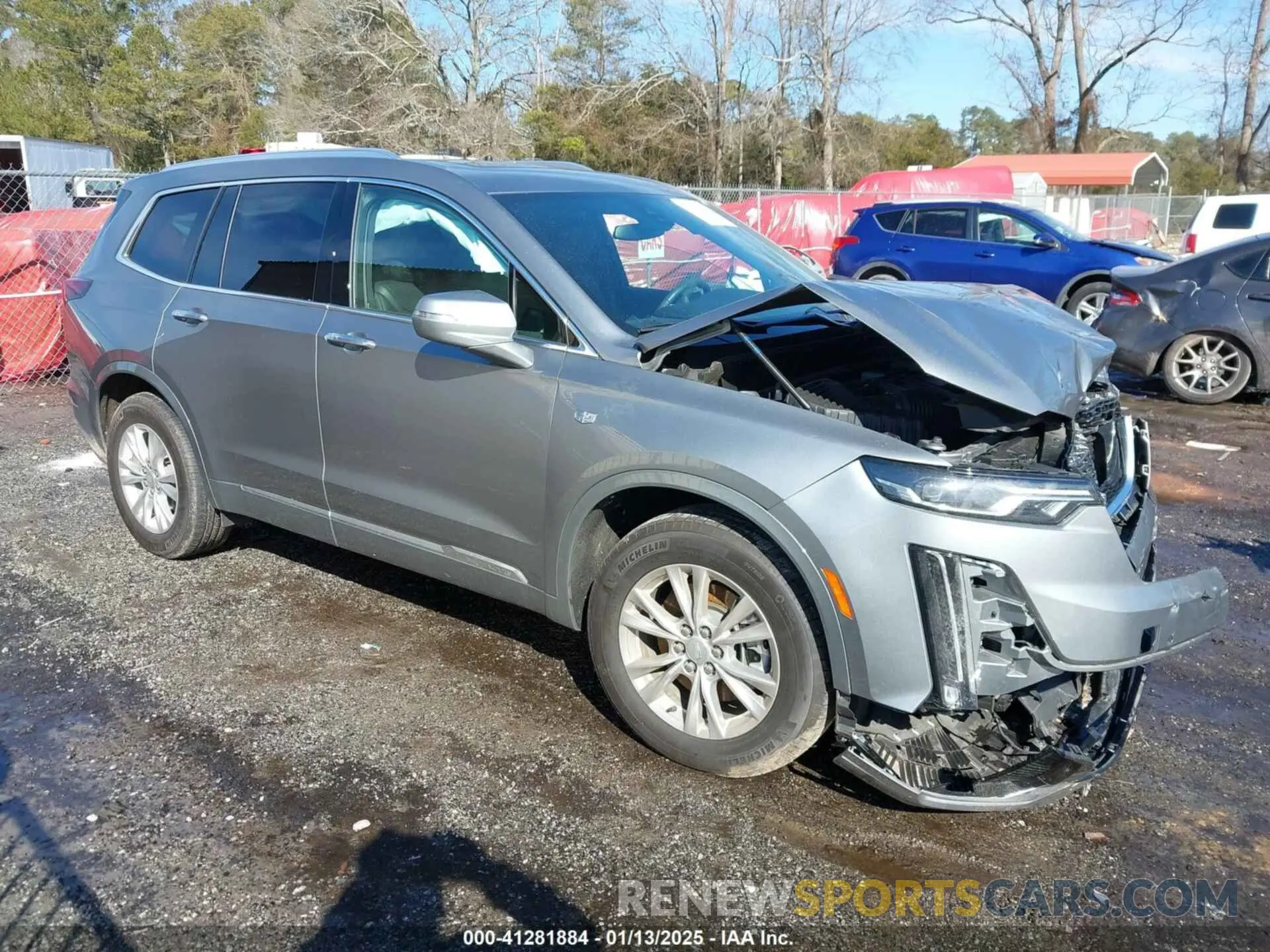 1 Photograph of a damaged car 1GYKPAR42PZ220336 CADILLAC XT6 2023