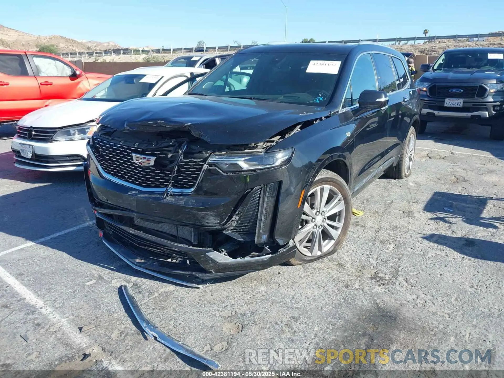 2 Photograph of a damaged car 1GYKPDRS6PZ162828 CADILLAC XT6 2023