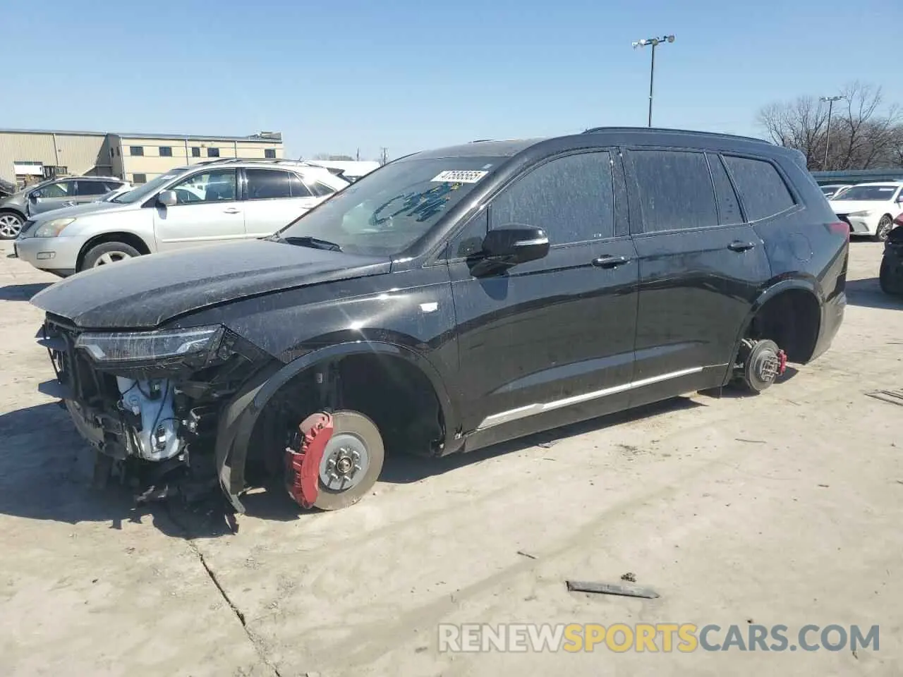 1 Photograph of a damaged car 1GYKPGRS0PZ154631 CADILLAC XT6 2023