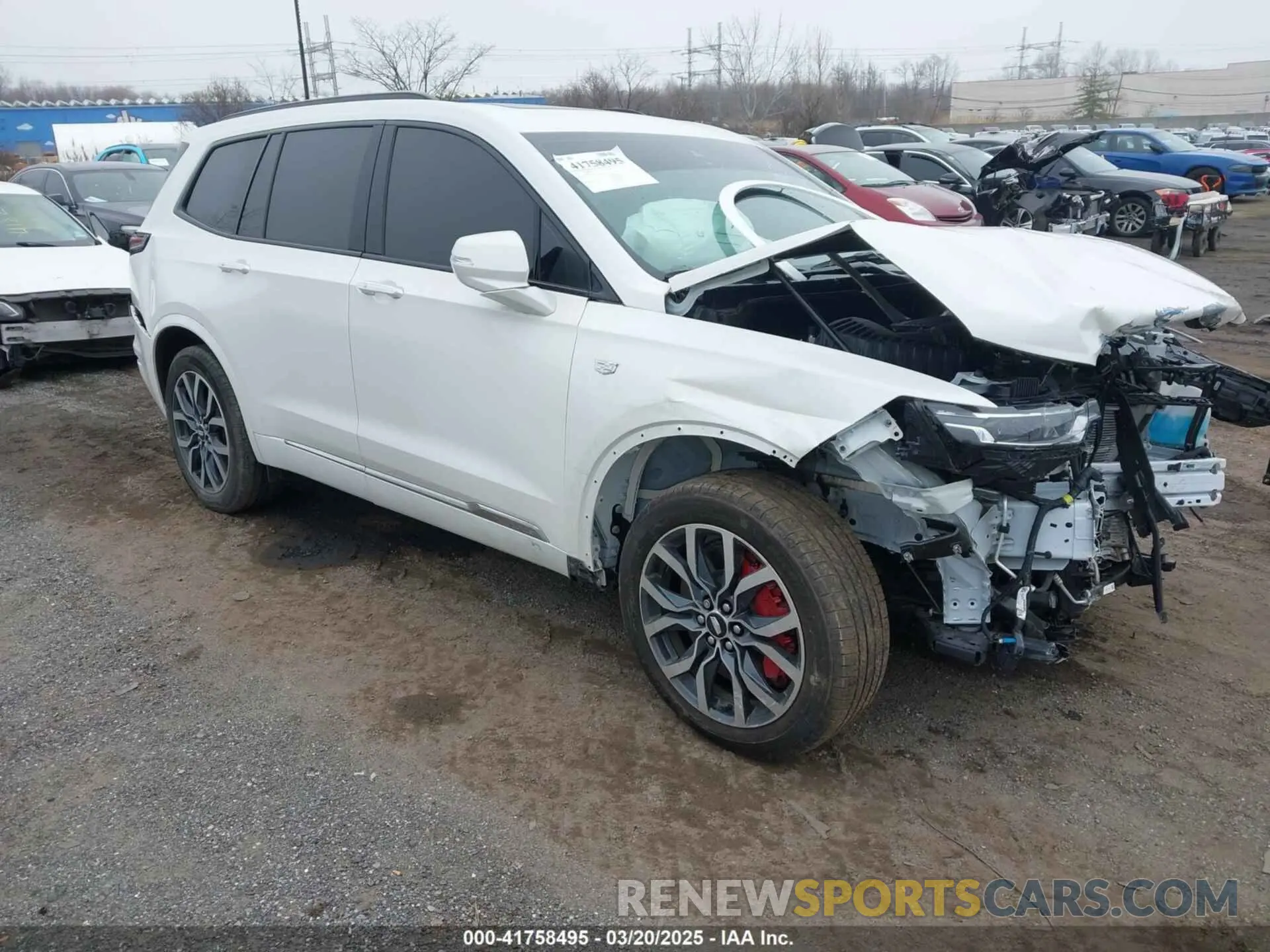 1 Photograph of a damaged car 1GYKPHRS1PZ155437 CADILLAC XT6 2023