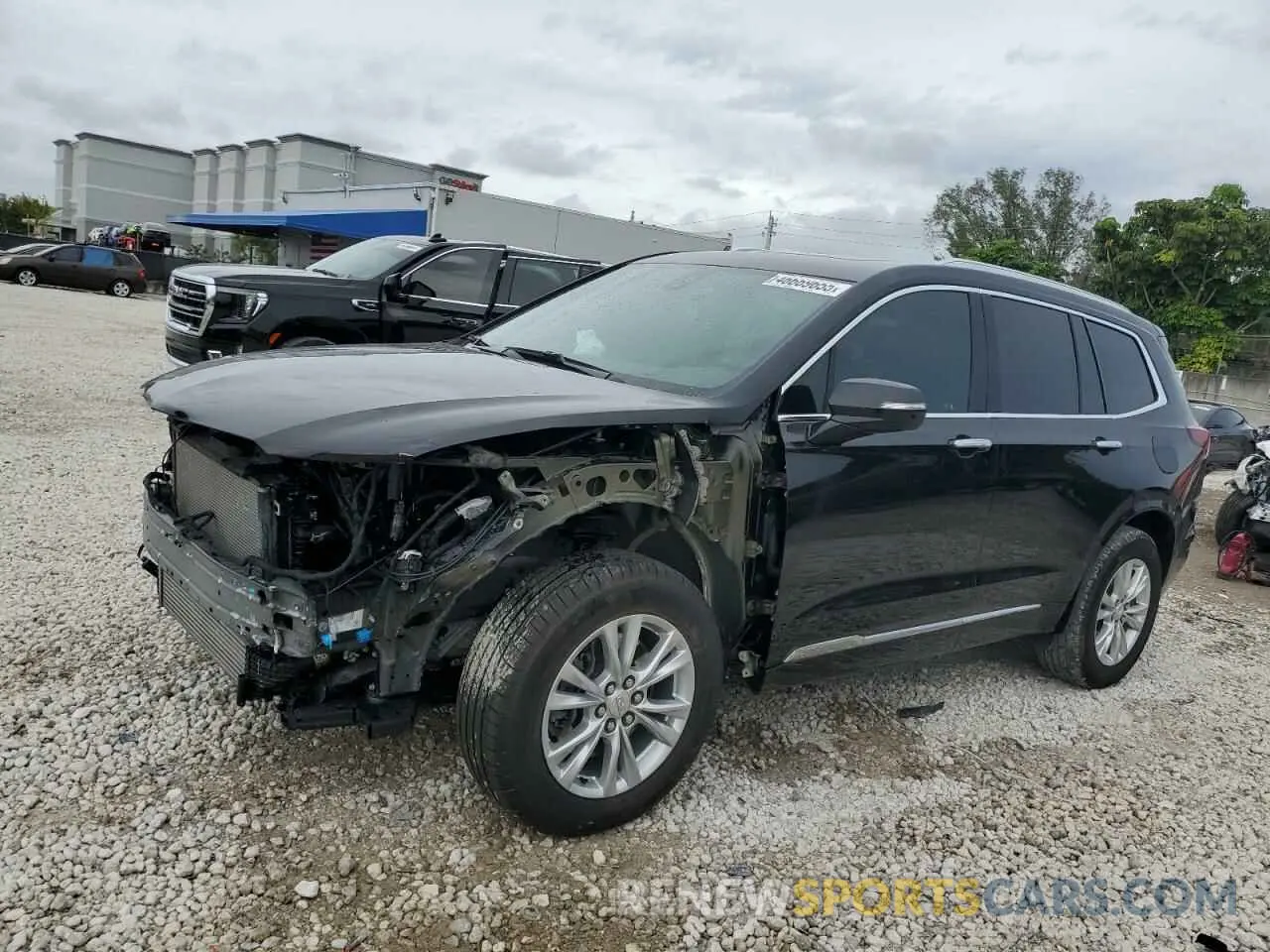 1 Photograph of a damaged car 1GYKPAR41RZ734536 CADILLAC XT6 2024