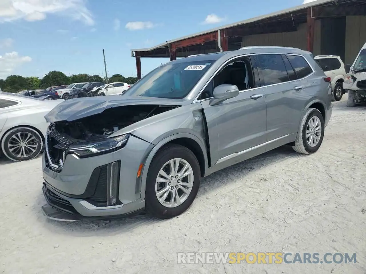 1 Photograph of a damaged car 1GYKPAR42RZ750678 CADILLAC XT6 2024