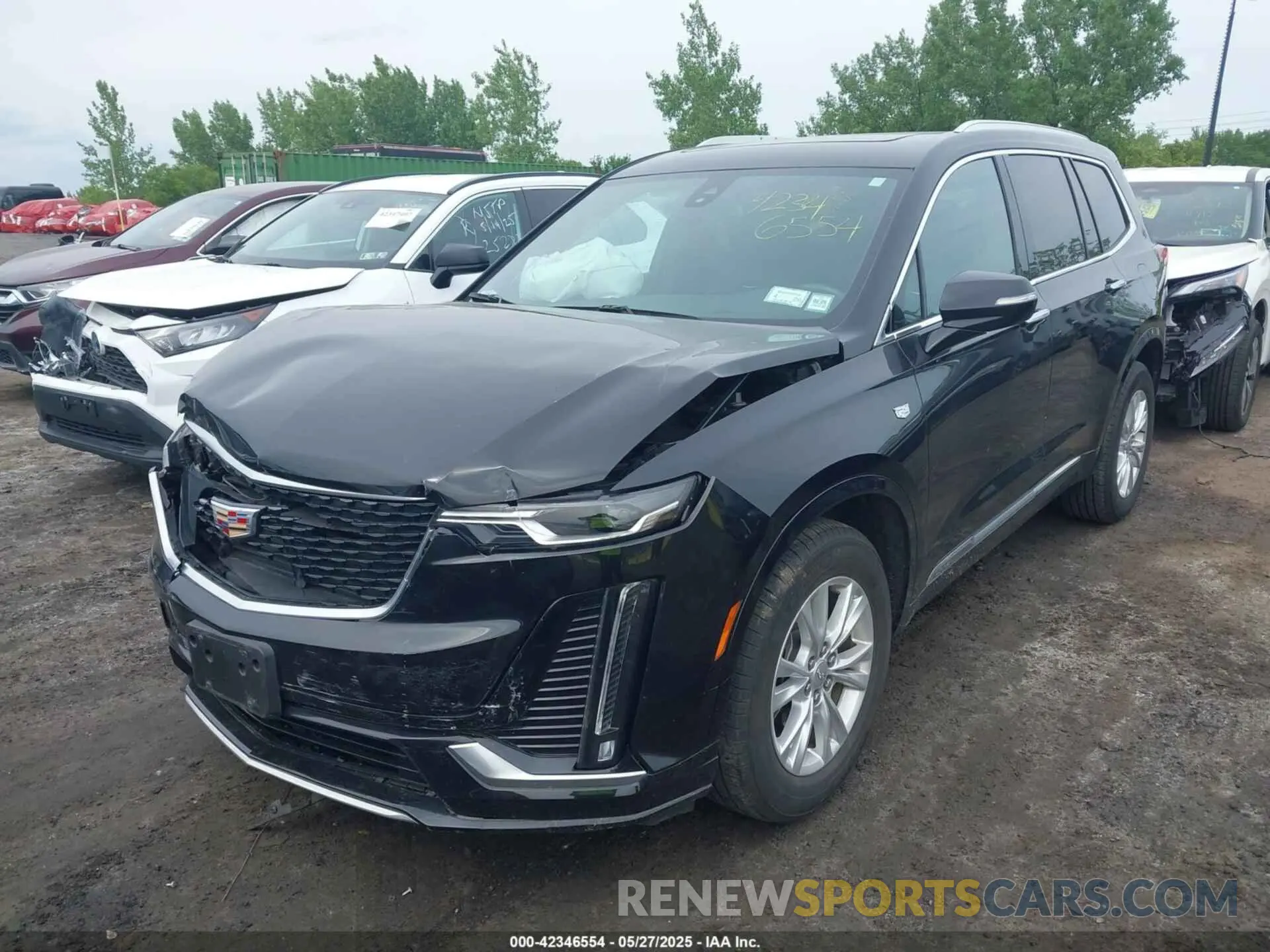 2 Photograph of a damaged car 1GYKPBR49RZ723838 CADILLAC XT6 2024