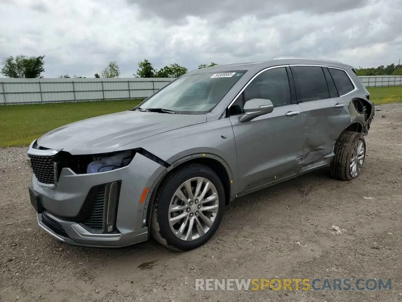 1 Photograph of a damaged car 1GYKPCRS2RZ741375 CADILLAC XT6 2024