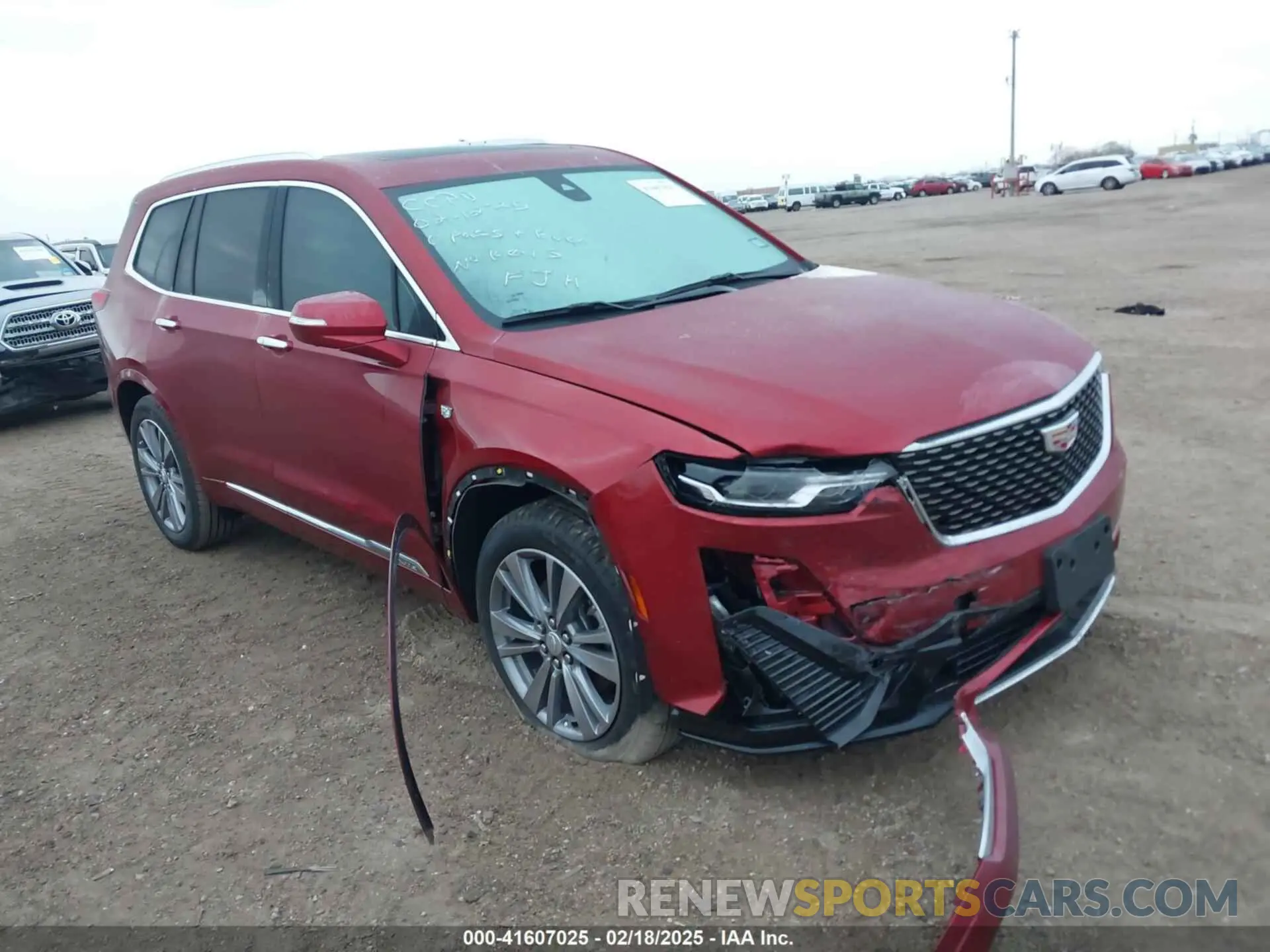1 Photograph of a damaged car 1GYKPCRS4RZ753639 CADILLAC XT6 2024