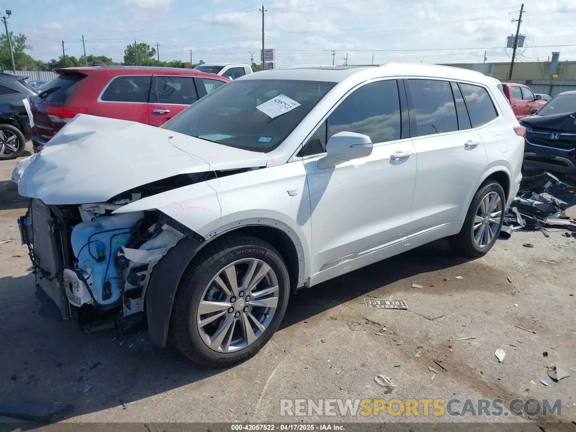 2 Photograph of a damaged car 1GYKPCRS9RZ726694 CADILLAC XT6 2024