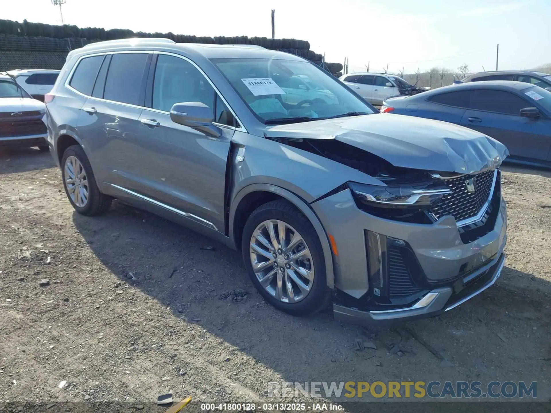 1 Photograph of a damaged car 1GYKPDRS8RZ739104 CADILLAC XT6 2024