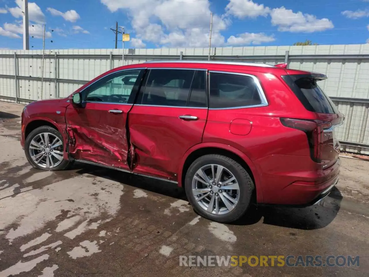 2 Photograph of a damaged car 1GYKPDRSXRZ711949 CADILLAC XT6 2024