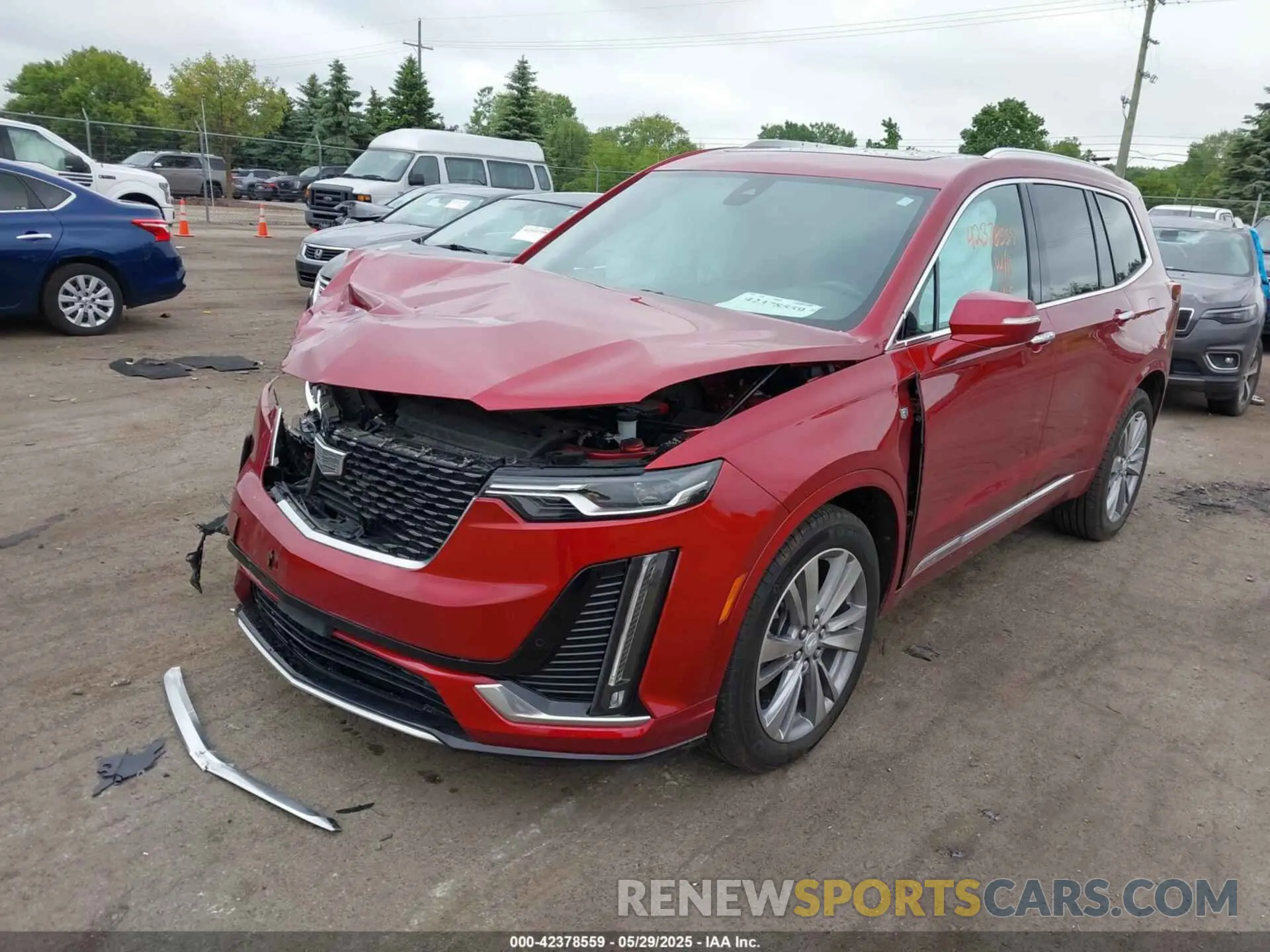 2 Photograph of a damaged car 1GYKPDRSXRZ724989 CADILLAC XT6 2024