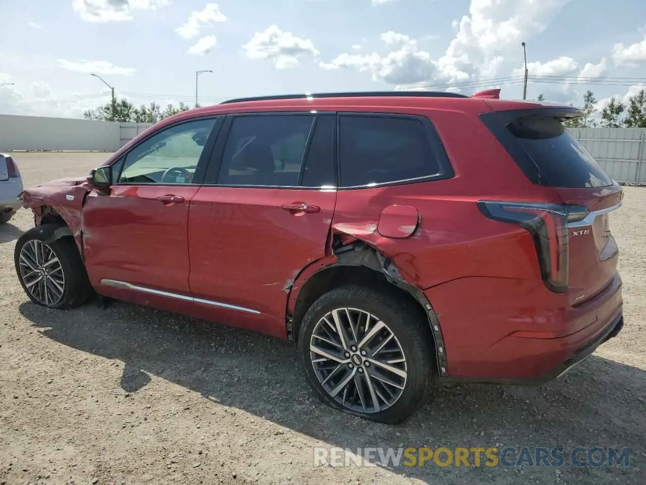 2 Photograph of a damaged car 1GYKPHRS0RZ724524 CADILLAC XT6 2024