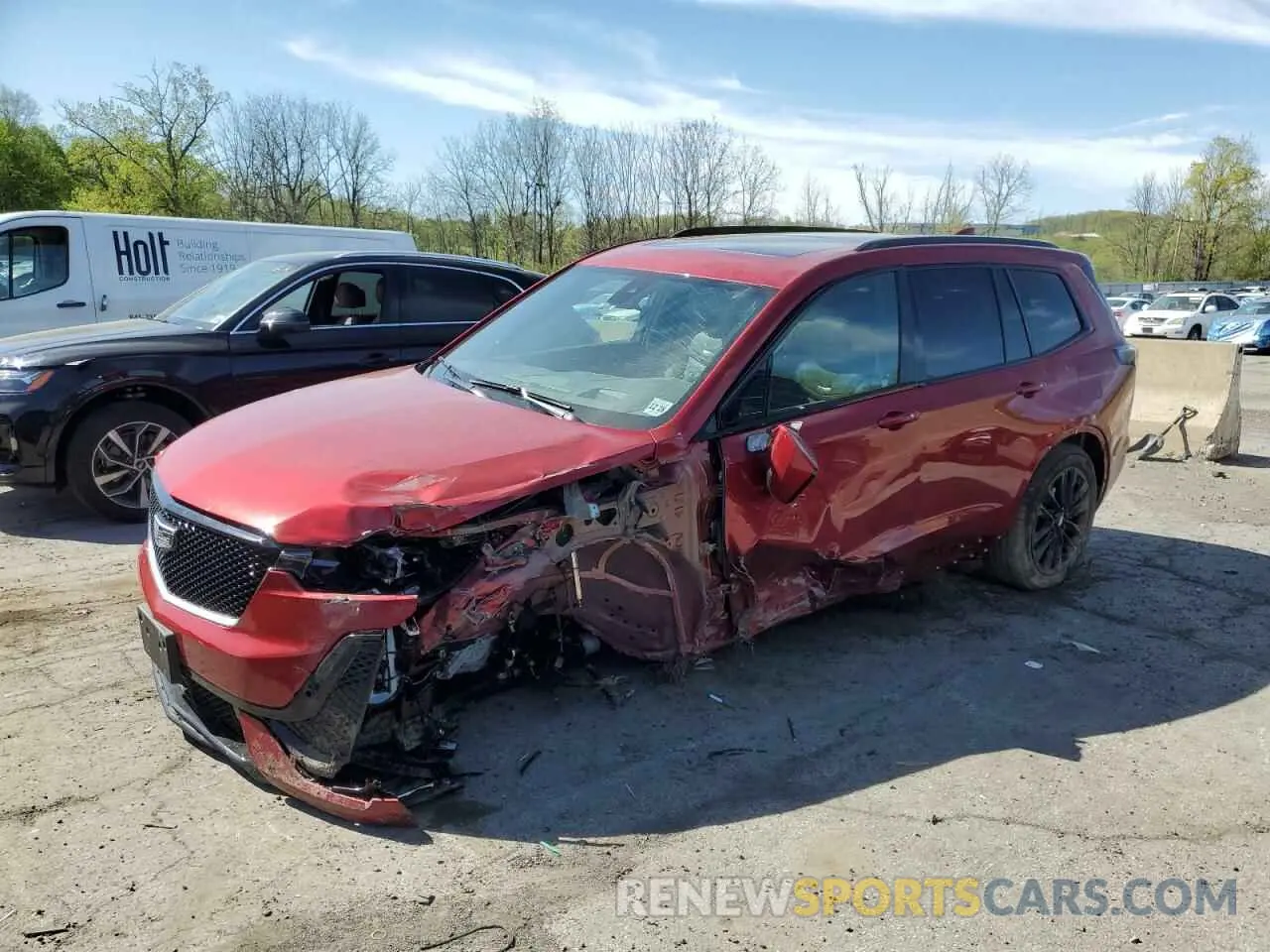 1 Photograph of a damaged car 1GYKPHRS4RZ715079 CADILLAC XT6 2024
