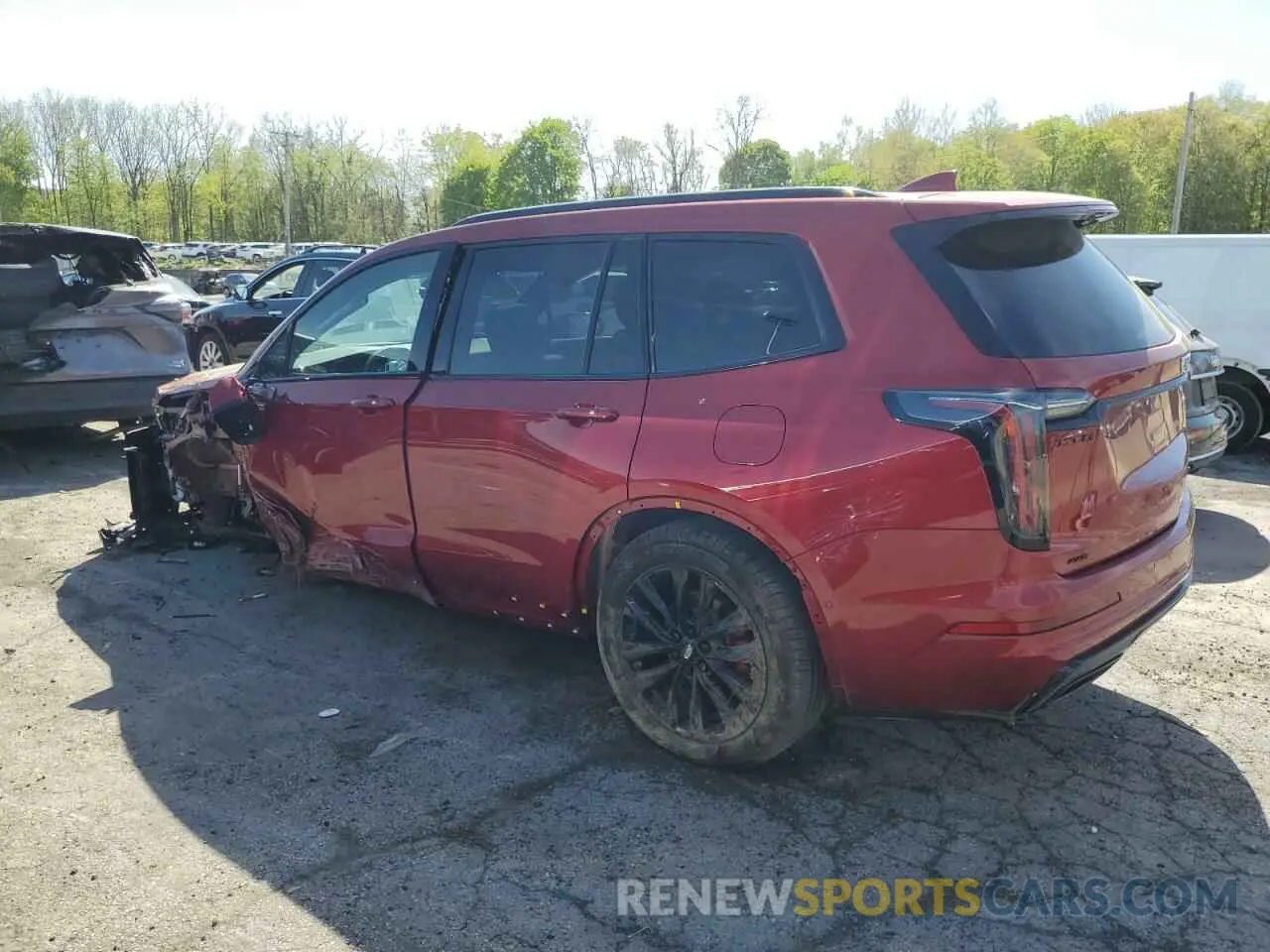 2 Photograph of a damaged car 1GYKPHRS4RZ715079 CADILLAC XT6 2024