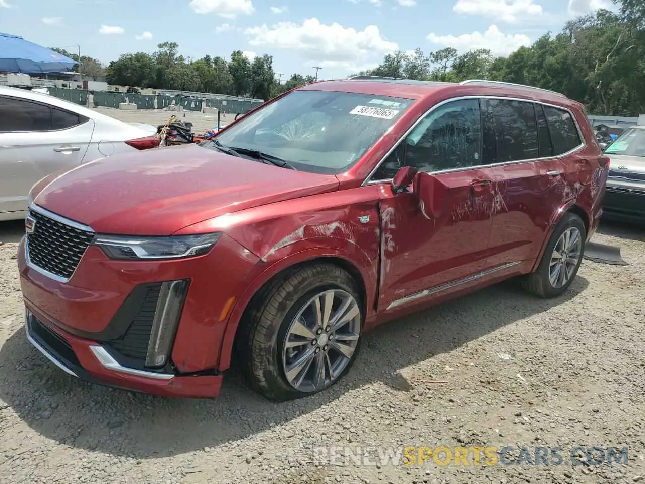 1 Photograph of a damaged car 1GYKPDRS1SZ128403 CADILLAC XT6 2025