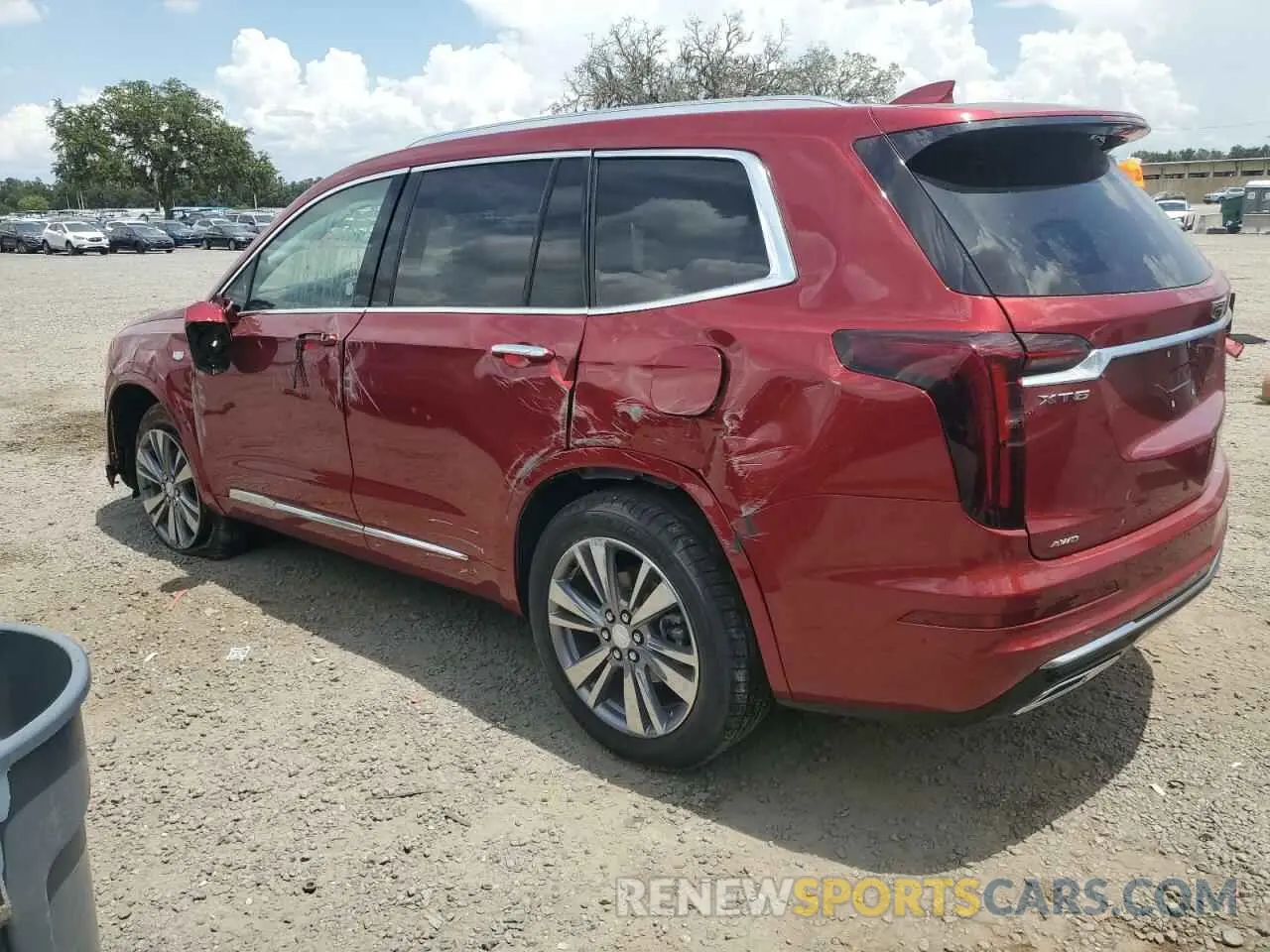 2 Photograph of a damaged car 1GYKPDRS1SZ128403 CADILLAC XT6 2025