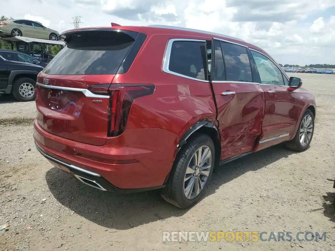 3 Photograph of a damaged car 1GYKPDRS1SZ128403 CADILLAC XT6 2025