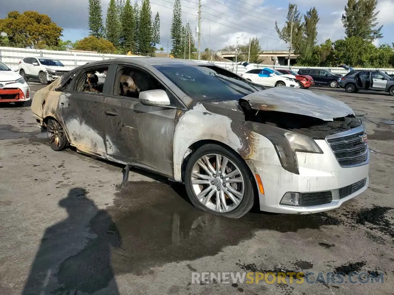4 Photograph of a damaged car 2G61M5S33K9109318 CADILLAC XTS 2019