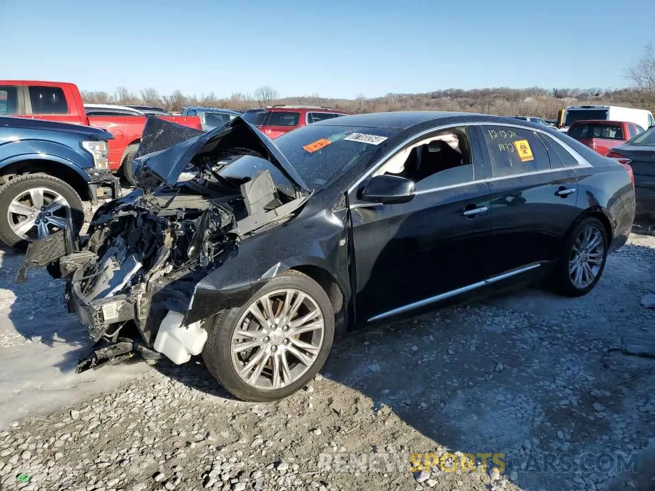 1 Photograph of a damaged car 2G61M5S38K9143254 CADILLAC XTS 2019