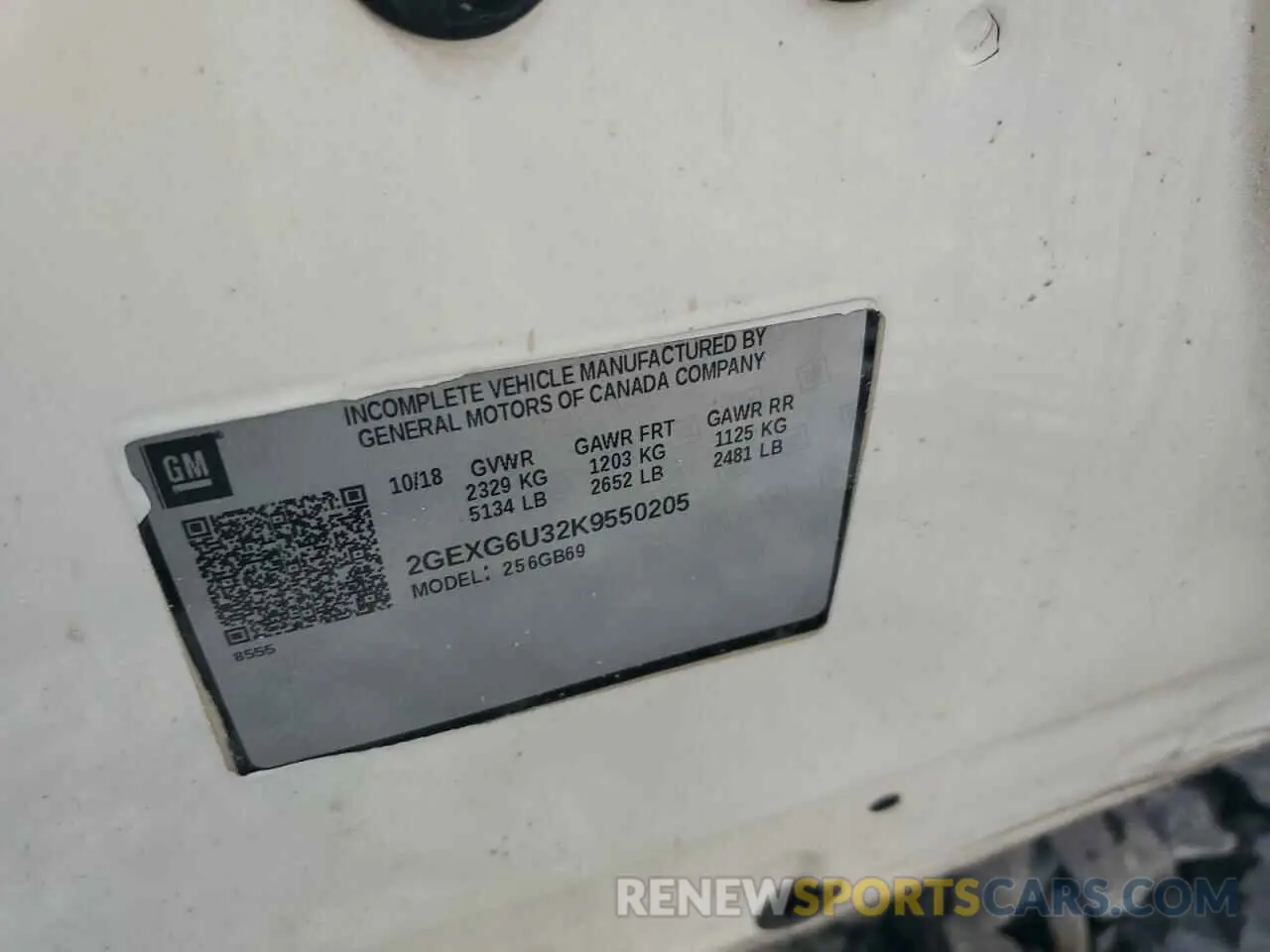 12 Photograph of a damaged car 2GEXG6U32K9550205 CADILLAC XTS 2019